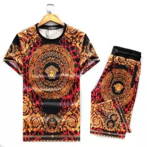 versace jogging survetement manches courtes sun flower